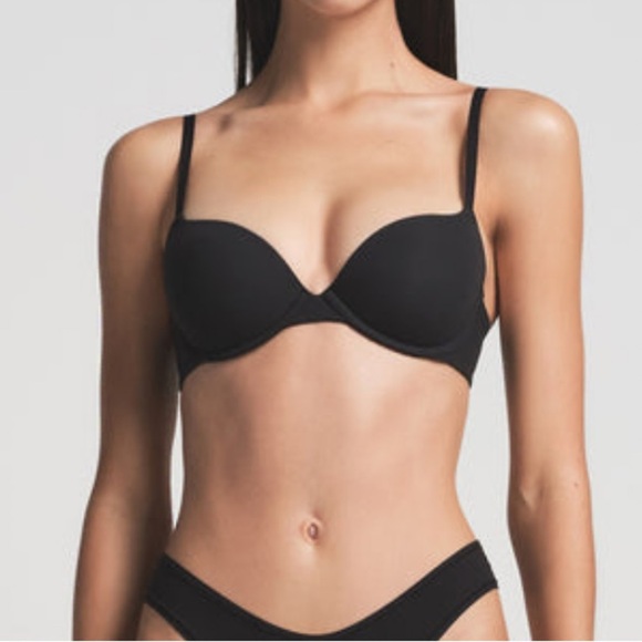 Skims NWT “Push Up Demi Bra” (34C in Onyx) - Picture 4 of 8